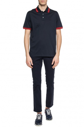 Logo-embroidered polo, zdjęcie 2 Logo-embroidered polo od Salvatore Ferragamo